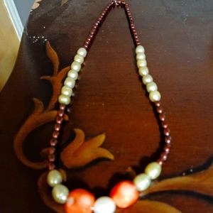 Pearl Christmas necklace